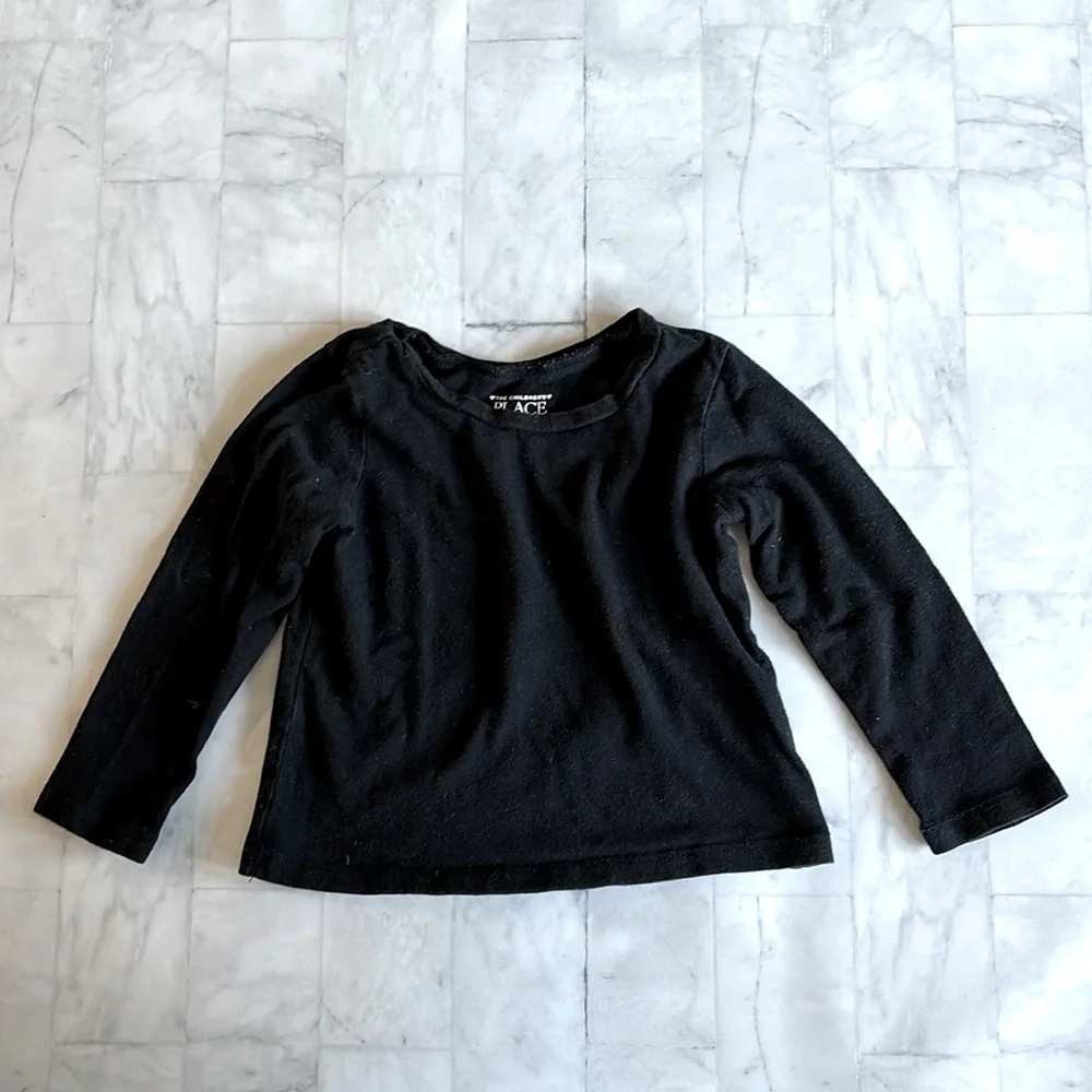The Children's Place Black Long Sleeve Layering Top
